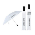 Wine Bottle Shaped Case Folding Umbrella